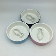 Whisker-Friendly Ceramic Slow Feeder Bowl