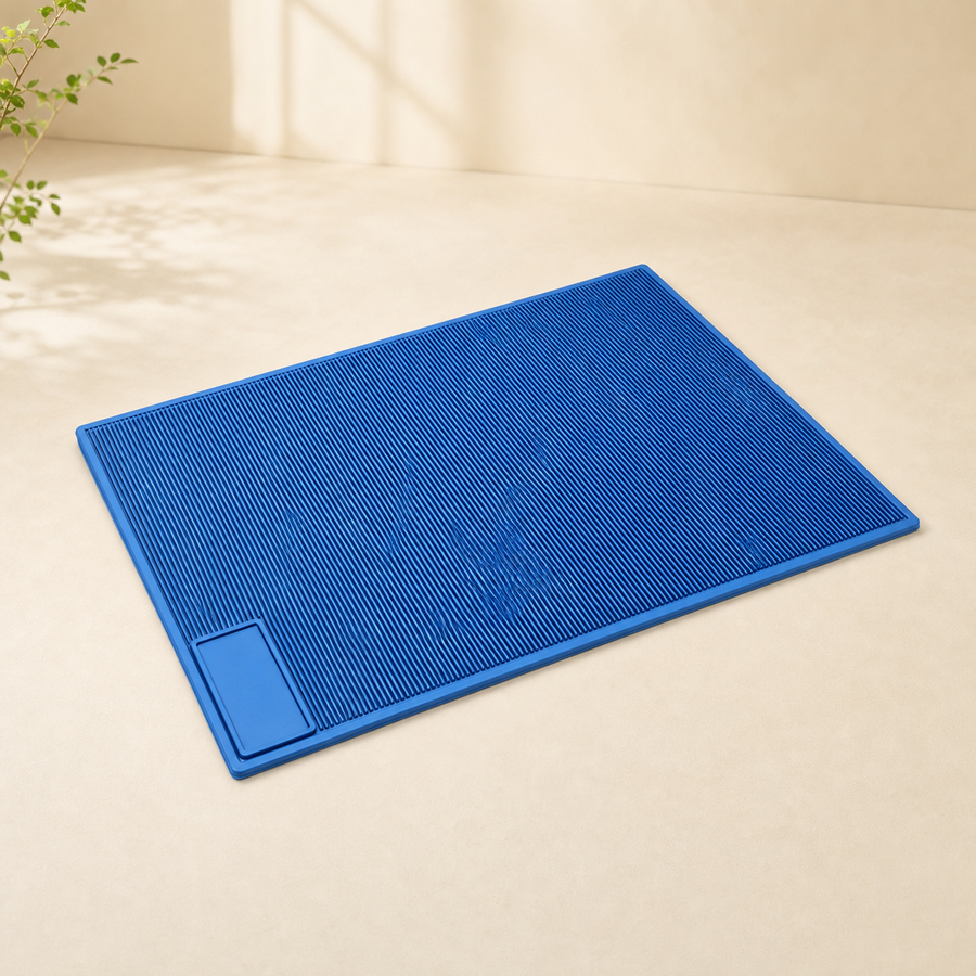 Blue CleanStep litter trapping mat