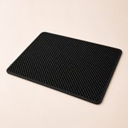 Black LitterLock honeycomb litter mat