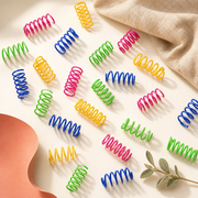 Colorful Spring Fling cat toy flat lay